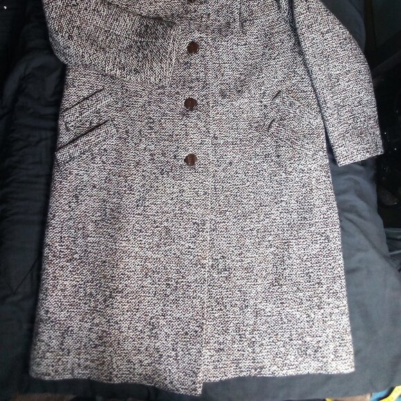 Vintage National Board Wool Overcoat Pea Coat Union ILGWU - Picture 3 of 7